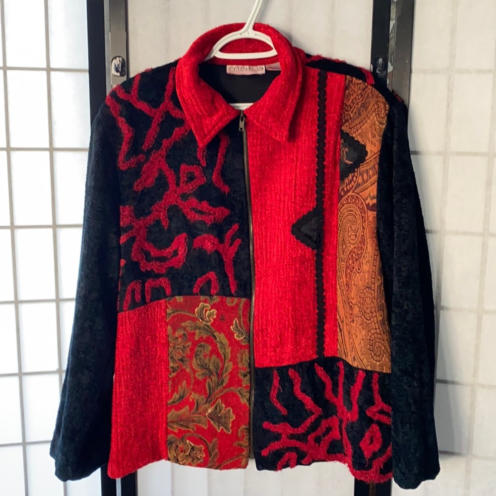 patchwork tapestry jacket - Picture 1 of 5